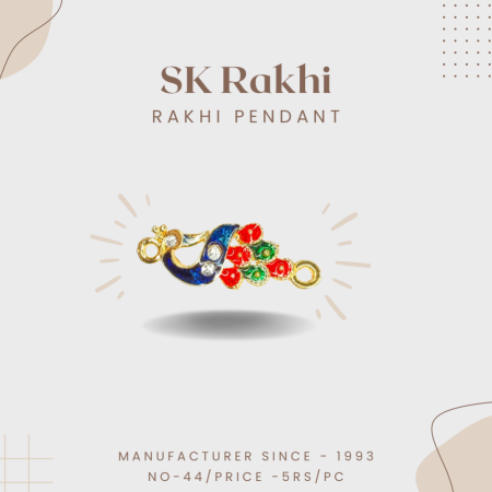 Sk-44 | Beautiful Rakhi Pendent for Rakhi | Set of 12 Pieces |