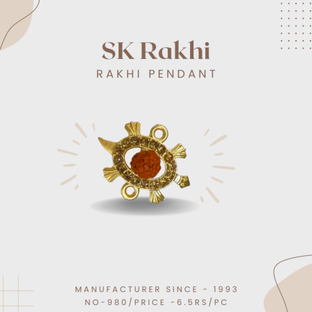 Sk-960 | Beautiful Rakhi Pendent for Rakhi | Set of 12 Pieces |