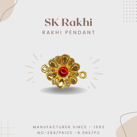 Sk-284 | Beautiful Rakhi Pendent for Rakhi | Set of 12 Pieces |