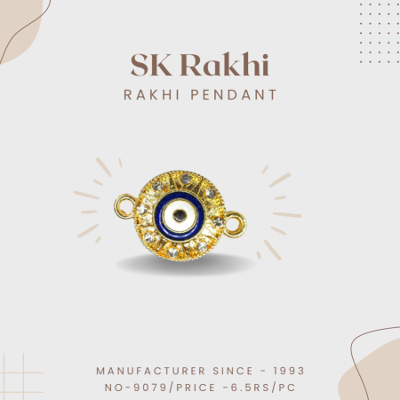 Sk-9079 | Beautiful Rakhi Pendent for Rakhi | Set of 12 Pieces |