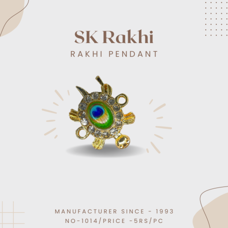 Sk-1014 | Beautiful Rakhi Pendent for Rakhi | Set of 12 Pieces |