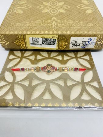 SK-SH-SIA-4 Rakhi Collection For Rakshabandhan | Rakhi For Brother | Rakhi for Bhaiya and Bhabhi