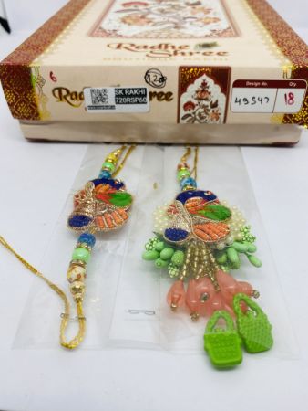 RS-49547 PACK OF 12 Rakhi Collection For Rakshabandhan | Rakhi For Brother | Rakhi for Bhaiya and Bhabhi