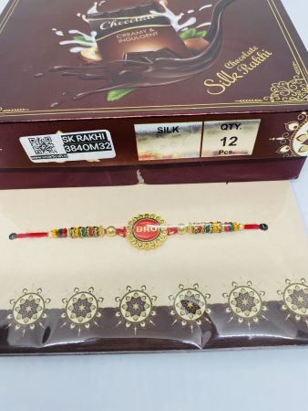 OM-SK-06 Rakhi Collection For Rakshabandhan | Rakhi For Brother | Rakhi for Bhaiya and Bhabhi | Set of 12 Pieces