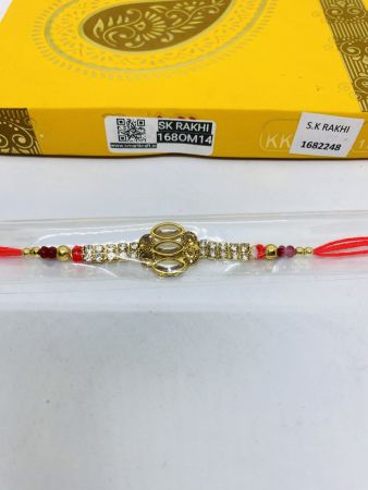 OM-SK-05 Rakhi Collection For Rakshabandhan | Rakhi For Brother | Rakhi for Bhaiya and Bhabhi | Set of 12 Pieces