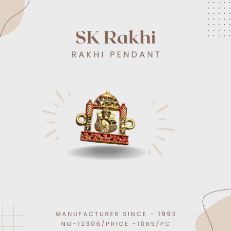 Sk-12306 | Beautiful Rakhi Pendent for Rakhi | Set of 12 Pieces |