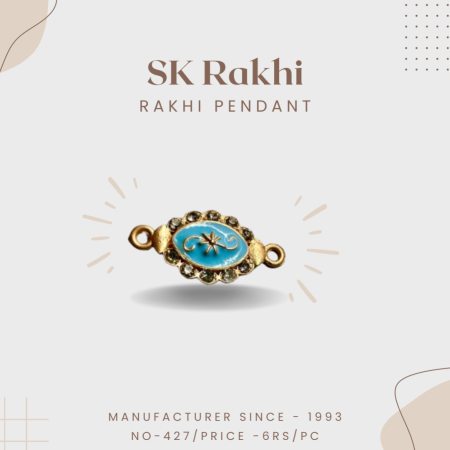 SK-427 | Beautiful Rakhi Pendent for Rakhi | Set of 12 Pieces |