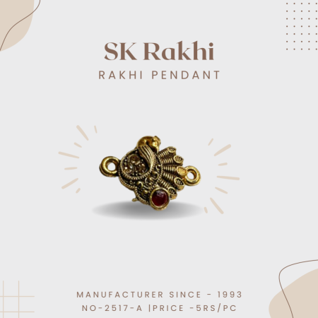 Sk-2517-A | Beautiful Rakhi Pendent for Rakhi | Set of 12 Pieces |