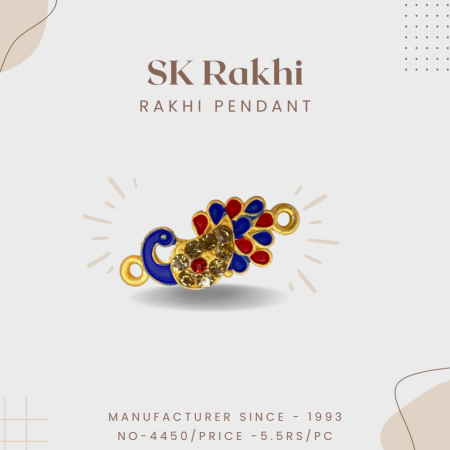 Sk-4450 | Beautiful Rakhi Pendent for Rakhi | Set of 12 Pieces |