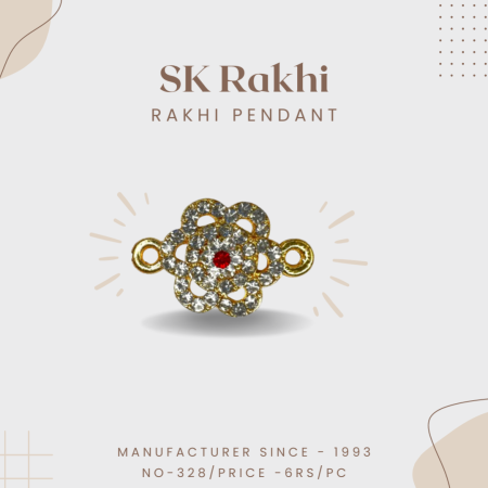 Sk-328 | Beautiful Rakhi Pendent for Rakhi | Set of 12 Pieces |