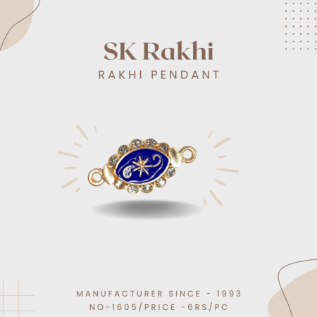 Sk-1605 | Beautiful Rakhi Pendent for Rakhi | Set of 12 Pieces |