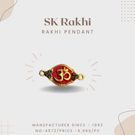 Sk-4572 | Beautiful Rakhi Pendent for Rakhi | Set of 12 Pieces |