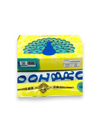 SJ-3321 Rakhi Collection For Rakshabandhan | Rakhi For Brother | Rakhi for Bhaiya and Bhabhi | Set of 12 Pieces