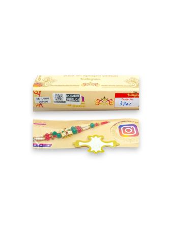 SJ-3701 Rakhi Collection For Rakshabandhan | Rakhi For Brother | Rakhi for Bhaiya and Bhabhi | Set of 12 Pieces