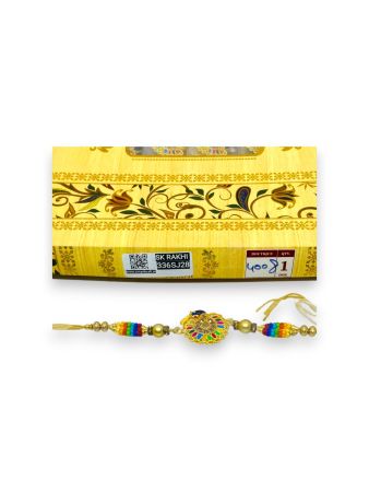 SJ-336 Rakhi Collection For Rakshabandhan | Rakhi For Brother | Rakhi for Bhaiya and Bhabhi | Set of 12 Pieces